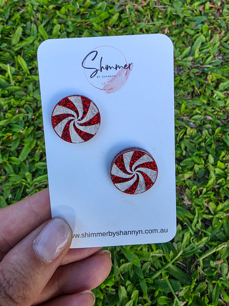 Candy Swirl - Statement Stud
