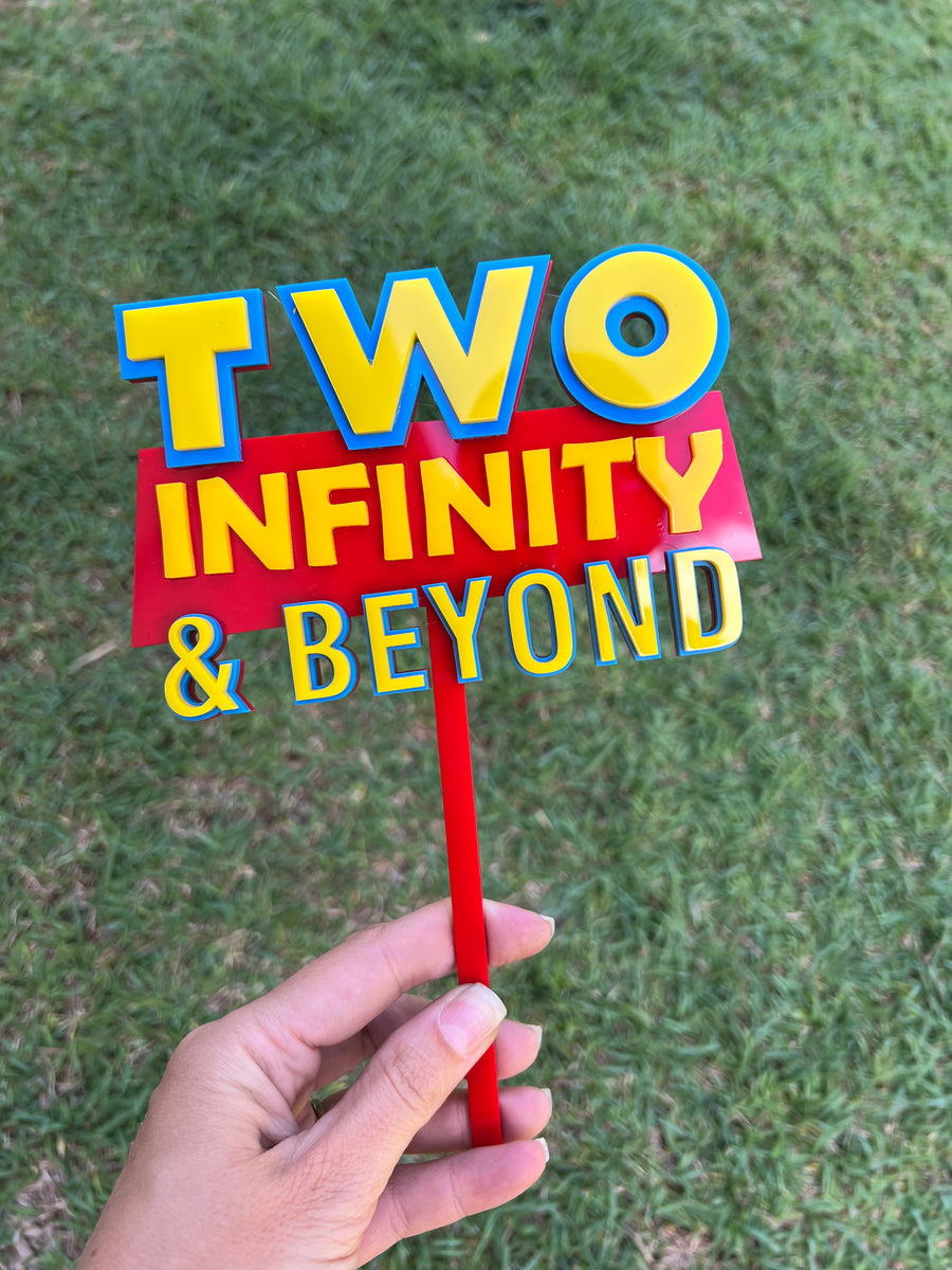 Two Infinity & Beyond - Cake Topper – Shimmer by Shannyn