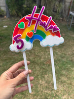 Rainbow - Cake Topper