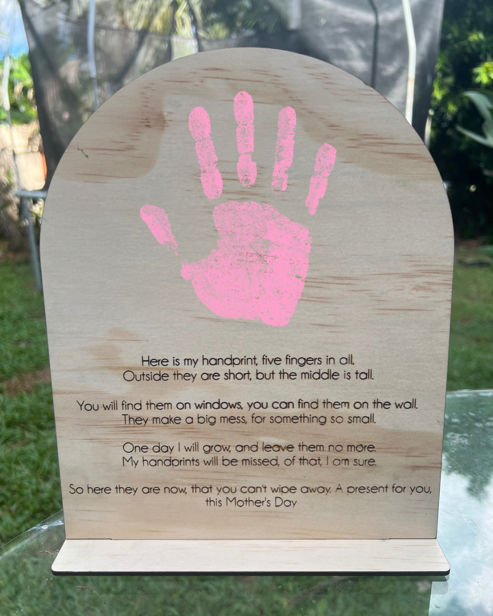 Here is my Handprint - Stand – Shimmer by Shannyn