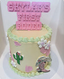 First Rodeo - Cake Topper