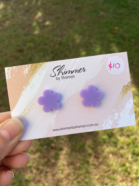 Rebecca - Stud (Pastel Purple - Matte)