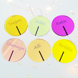 Personalised Glass Topper