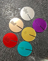 Glass Toppers - Set of 6